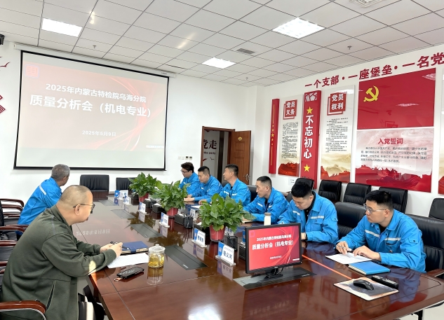 乌海分院召开机电专业检验质量分析会