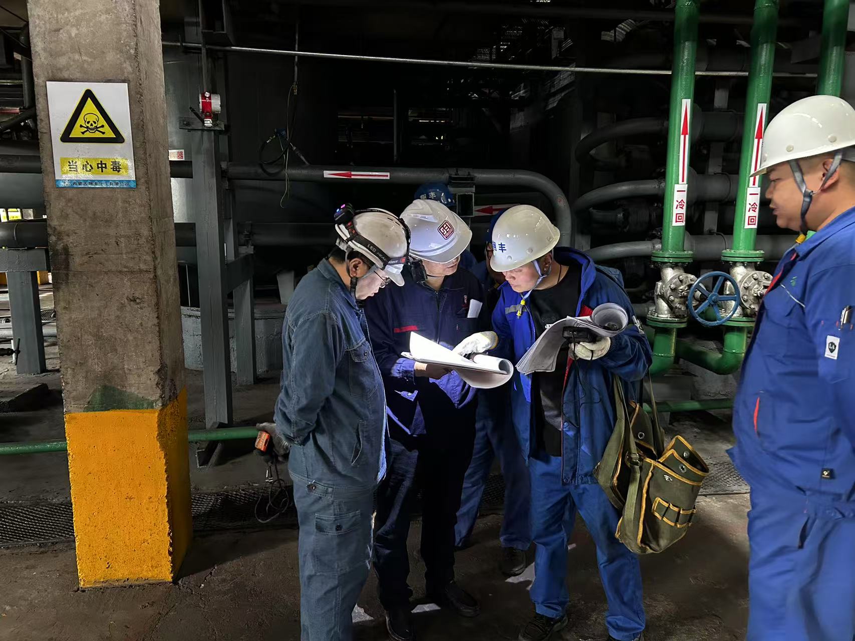 内蒙古特检院呼伦贝尔分院高效完成扎兰屯阜丰公司压力容器与管道检验工作