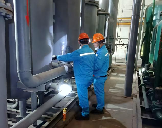 内蒙古特检院乌海分院完成乌海青石化学压力容器定期检验工作