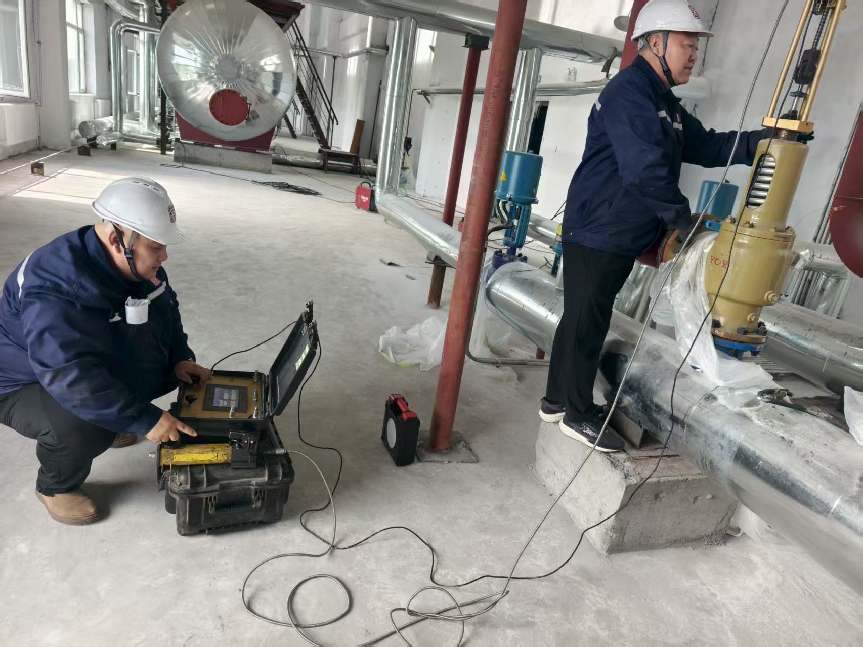 技术协作无界 安全守护同行—呼伦贝尔分院开展区外安全阀检验