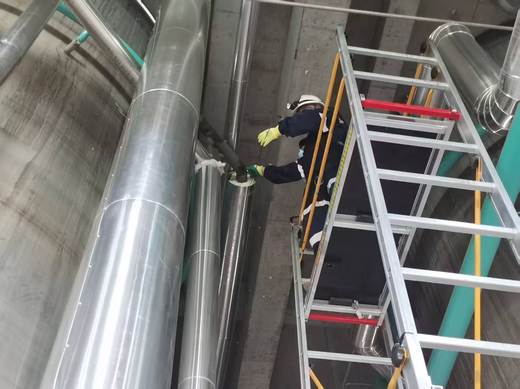 内蒙古特检院呼伦贝尔分院攻坚齐鲁制药3000余条工业管道检测
