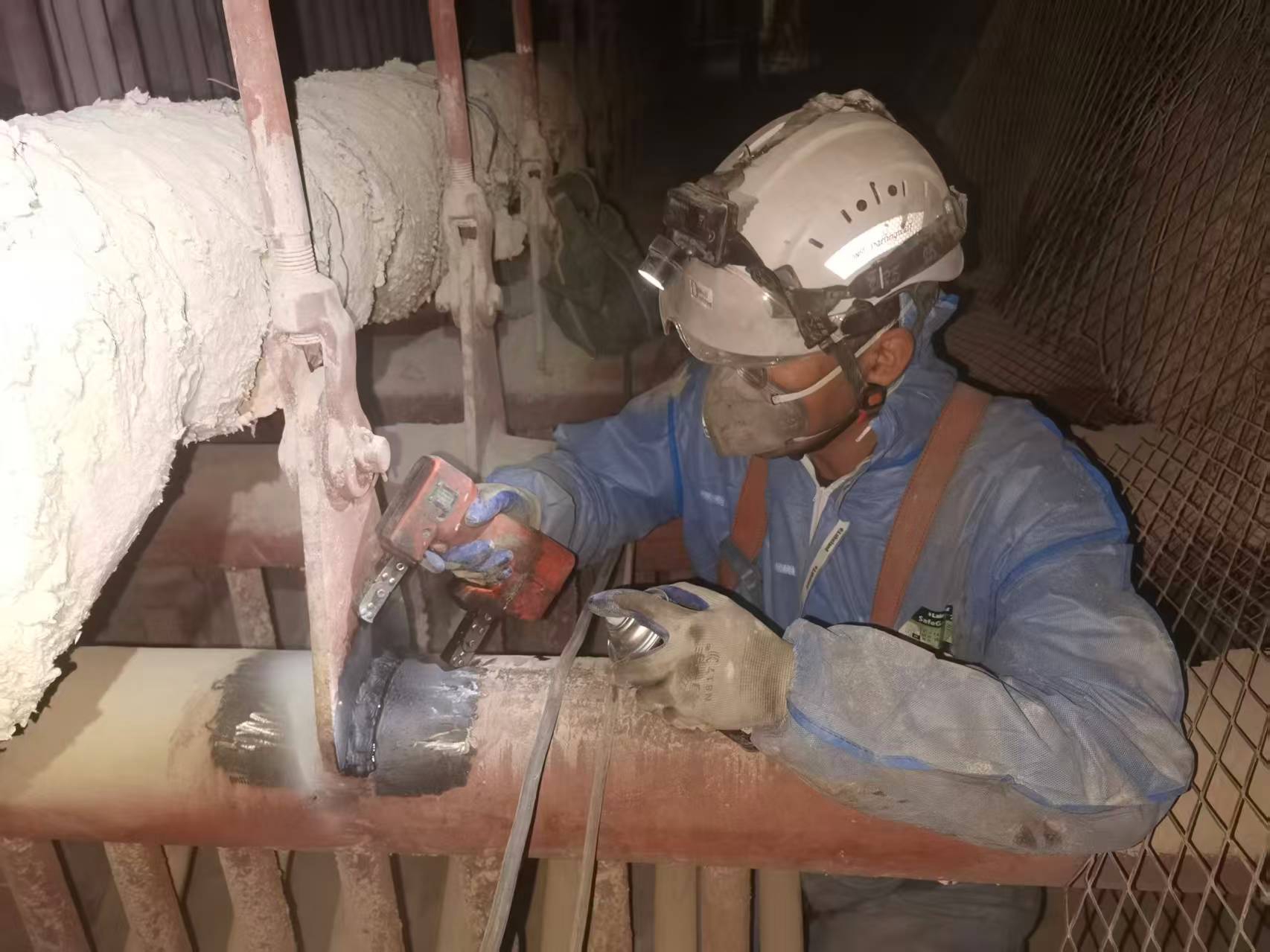 攻坚克难保安全 精准检验助发展
--内蒙古特检院圆满完成金山电厂亚临界锅炉定检工作