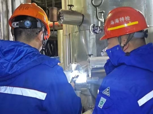 挺膺担当，消除隐患 
乌海分院 “党员检验先锋队”护航特种设备安全