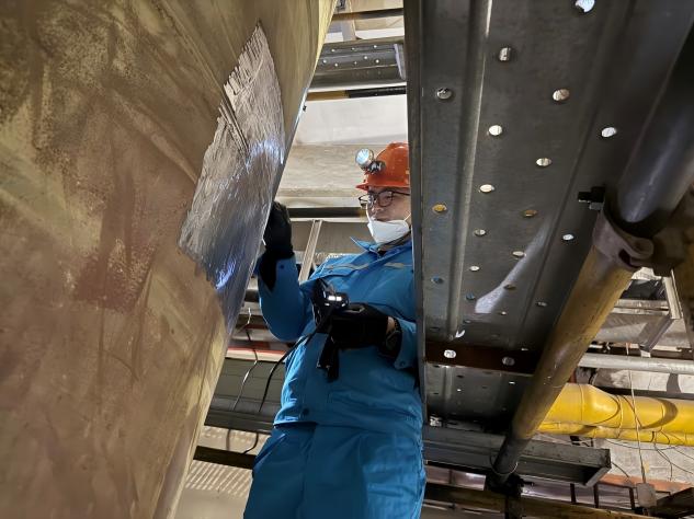 内蒙古特检院乌海分院全力保障海勃湾发电厂压力容器定检